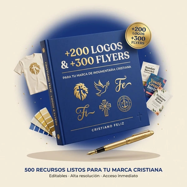 +200 Logos y +300 Flyers para Indumentaria y Cristianos